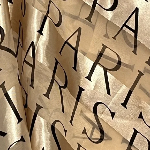 Chic Vintage Paris Print Scarf Scarf Wrap Kimono - Picture 2 of 3